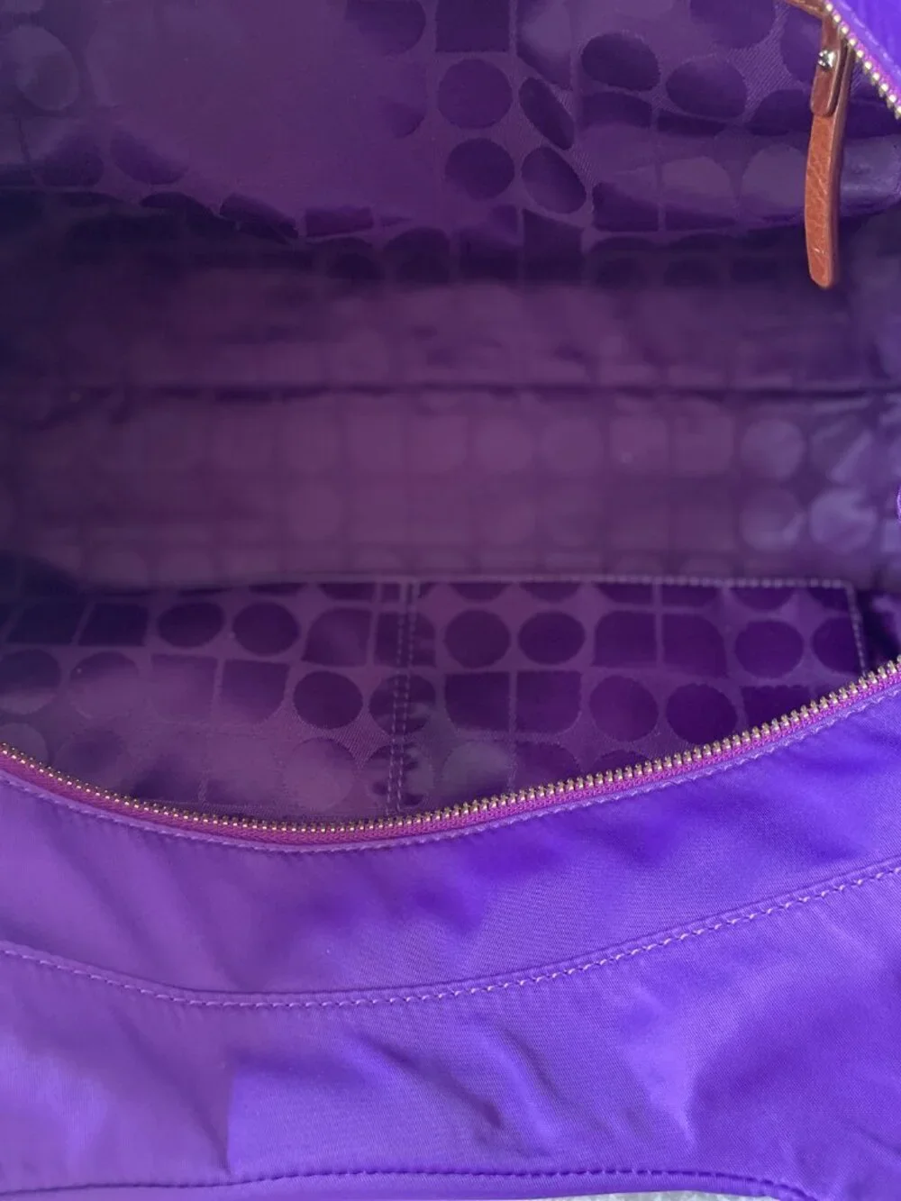Share Kate Spade Grammercy Park Stevie Y2K in Nylon, African Violet (purple)- Y2